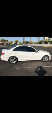 White 2014 Mercedes-Benz C-Class C 250 Sport