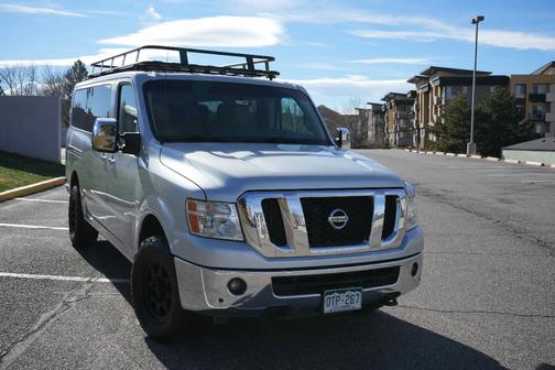 Silver 2013 Nissan NV Passenger NV3500 HD SL V8