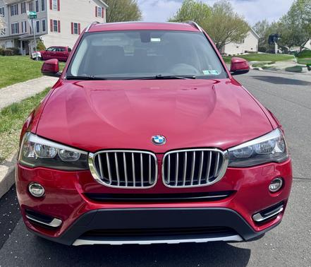 Red 2017 BMW X3 xDrive28i