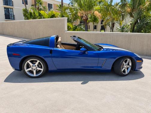 Blue 2005 Chevrolet Corvette Base