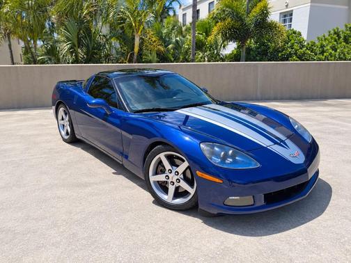 Blue 2005 Chevrolet Corvette Base