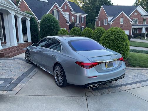 Silver 2021 Mercedes-Benz S-Class S 580 4MATIC