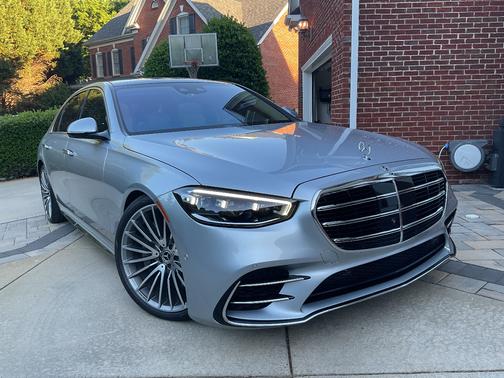 Silver 2021 Mercedes-Benz S-Class S 580 4MATIC