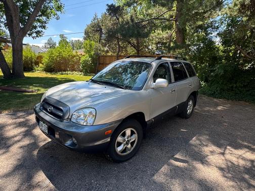 Silver 2005 Hyundai SANTA FE GLS