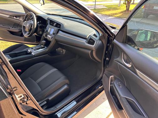 Black 2017 Honda Civic LX