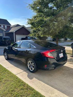 Black 2017 Honda Civic LX