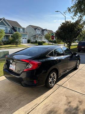Black 2017 Honda Civic LX
