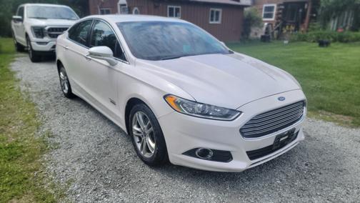 White 2016 Ford Fusion Energi Titanium