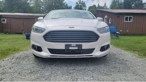 White 2016 Ford Fusion Energi Titanium