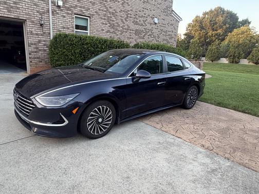 Blue 2022 Hyundai SONATA Hybrid Limited