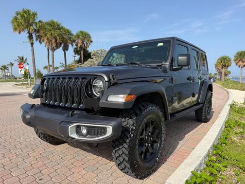 Gray 2021 Jeep Wrangler Unlimited Willys