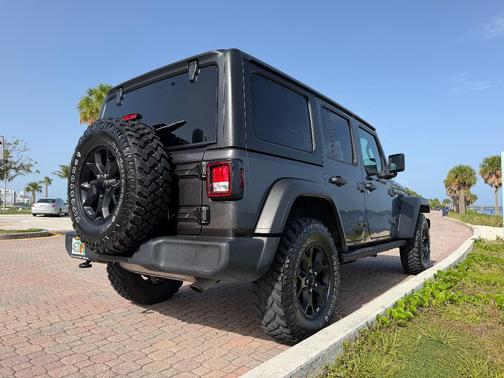 Gray 2021 Jeep Wrangler Unlimited Willys