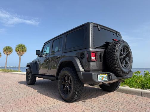Gray 2021 Jeep Wrangler Unlimited Willys