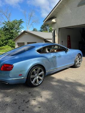 Blue 2012 Bentley Continental GT Base