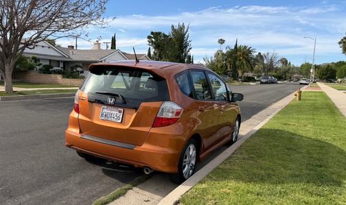 Orange 2011 Honda Fit Sport