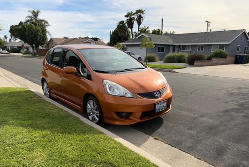 Orange 2011 Honda Fit Sport