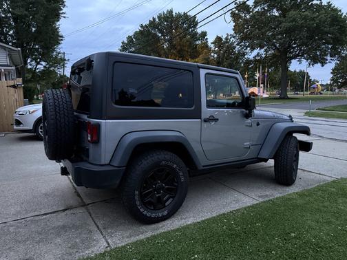Silver 2016 Jeep Wrangler Willys Wheeler