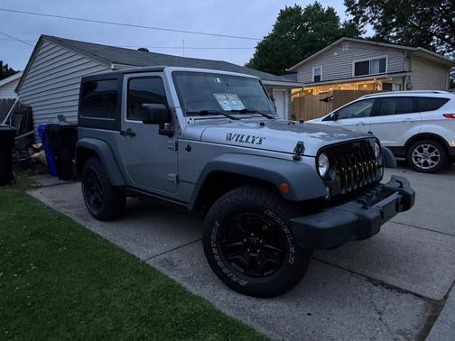 Silver 2016 Jeep Wrangler Willys Wheeler