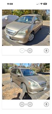 Gold 2005 Honda Odyssey Touring
