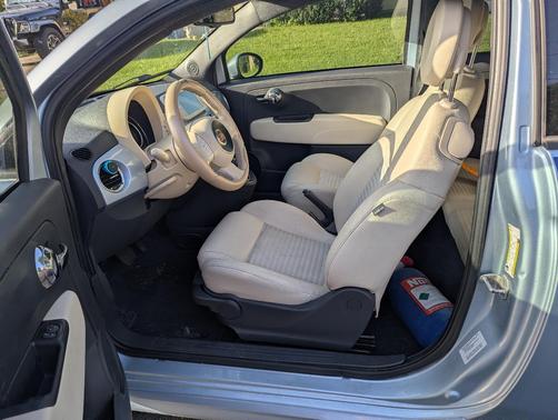 Blue 2015 FIAT 500 Sport