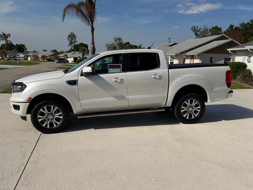White 2019 Ford Ranger Lariat