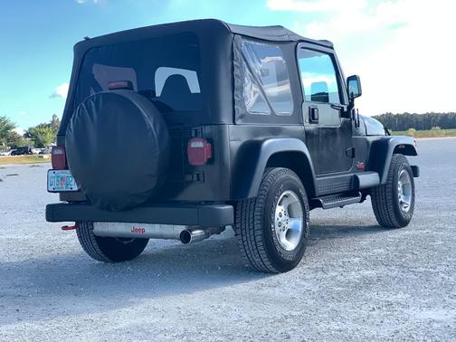 Black 1999 Jeep Wrangler Sahara