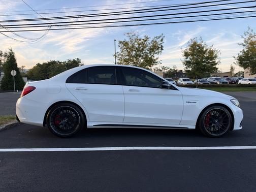 White 2019 Mercedes-Benz AMG C 63 S