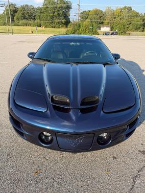 Blue 2002 Pontiac Firebird Trans Am