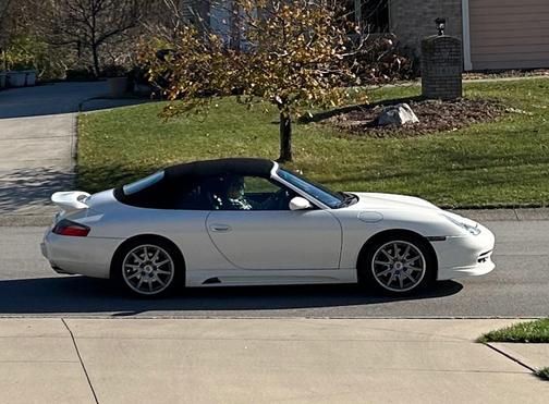 White 2001 Porsche 911 911 Carrera Cabriolet