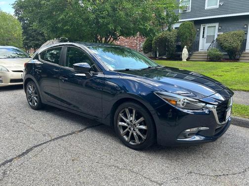 Blue 2018 Mazda Mazda3 Grand Touring