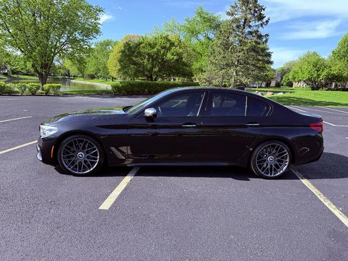 Black 2018 BMW M550 i xDrive