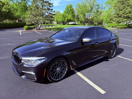 Black 2018 BMW M550 i xDrive
