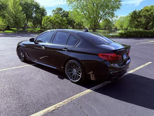 Black 2018 BMW M550 i xDrive
