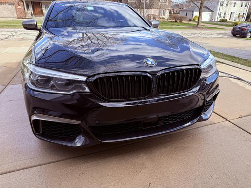 Black 2018 BMW M550 i xDrive
