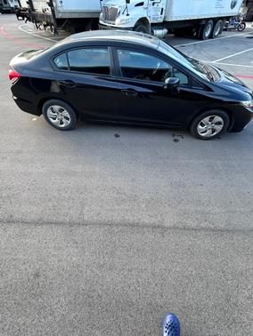 Black 2014 Honda Civic LX