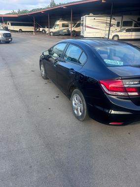 Black 2014 Honda Civic LX