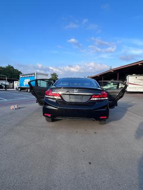 Black 2014 Honda Civic LX
