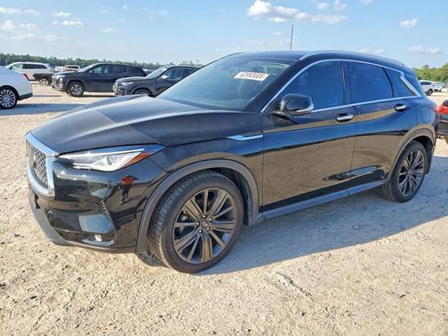Black 2022 INFINITI QX50 ESSENTIAL