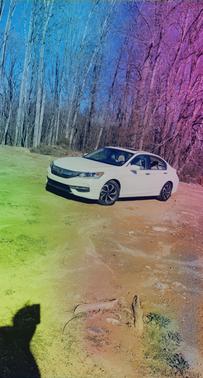 Beige 2016 Honda Accord EX-L