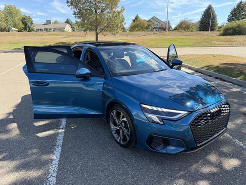 Blue 2023 Audi A3 Premium