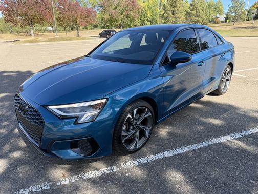 Blue 2023 Audi A3 Premium