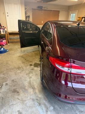 Red 2017 Ford Fusion SE