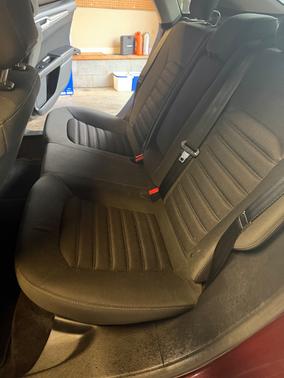 Red 2017 Ford Fusion SE