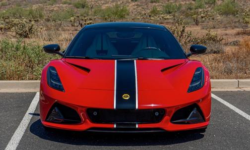 Red 2024 Lotus Emira First Edition