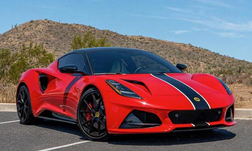 Red 2024 Lotus Emira First Edition