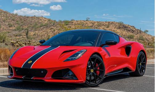 Red 2024 Lotus Emira First Edition