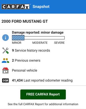 2000 Ford Mustang GT