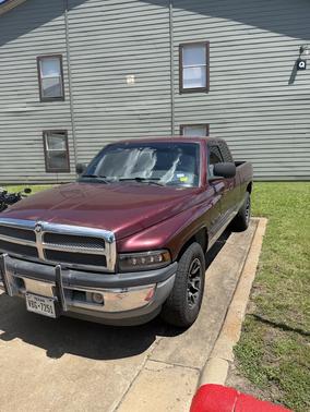 Red 2001 Dodge Ram 1500 Quad Cab
