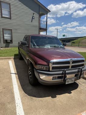 Red 2001 Dodge Ram 1500 Quad Cab