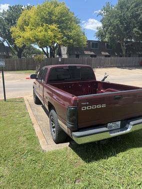 Red 2001 Dodge Ram 1500 Quad Cab